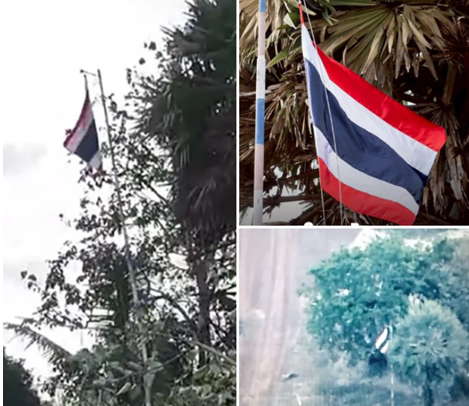 “นาวิกโยธิน” ปักธงชาติไทยยืนยันอธิปไตย หลังยึดคืนพื้นที่บ้านสามหลังสำเร็จ
