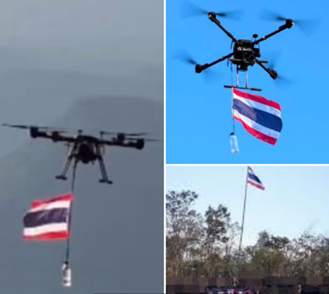 เชิดชูเกียรติวีรบุรุษนักรบไทย! ธงชาติไทยโบกสะบัดเหนือผืนแผ่นดิน ย้ำศักดิ์ศรีและอธิปไตยของชาติ.