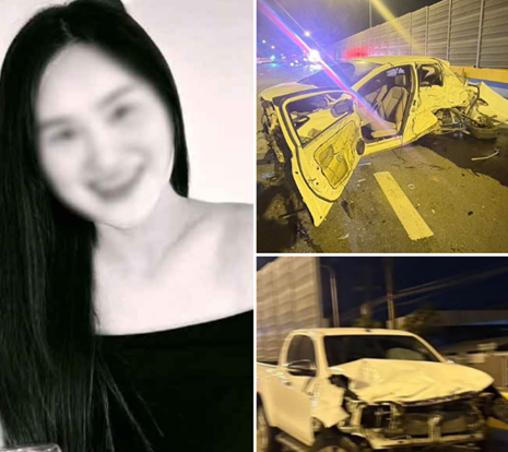 อาลัย “น้องชมพู่” พลเมืองดี จอดรถเข้าช่วยเหลือผู้ประสบอุบัติเหตุ ก่อนถูกรถพุ่งชน เสียชีวิตอย่างน่าเศร้า