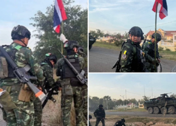 ด่วน! ทัพภาคที่ 1 บุกยึด “ด่านบึงตะกวน” คืนสำเร็จ—ปักธงไทยโดดเด่นกลางพื้นที่พิพาท เสริมลวดหนามตั้งแนวป้องกันเข้ม!