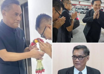 ซึ้งส่งท้าย! ‘แสวง’ โผกอดอำลา ‘อิทธิพร’ หลังพ้นตำแหน่งประธาน กกต.—เผยเป็นเกียรติสุดชีวิต และจะเป็นความทรงจำไม่รู้ลืม!