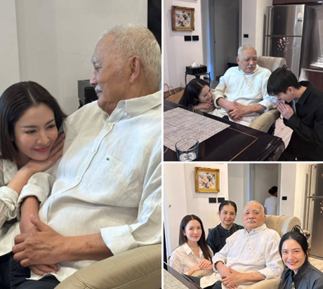 น่ารักอบอุ่น! ‘แอฟ ทักษอร’ ควง ‘นนกุล’ กราบ–ขอพรจาก ‘ท่านมุ้ย’ ขอบพระคุณที่เอ็นดูเหมือนลูกสาวคนหนึ่ง