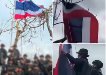 สะเทือนชายแดน! กกล.บูรพาชักธงชาติไทยขึ้นเนิน 323 ตอกย้ำอธิปไตยไทยกลางพื้นที่ไวต่อสถานการณ์สระแก้ว!