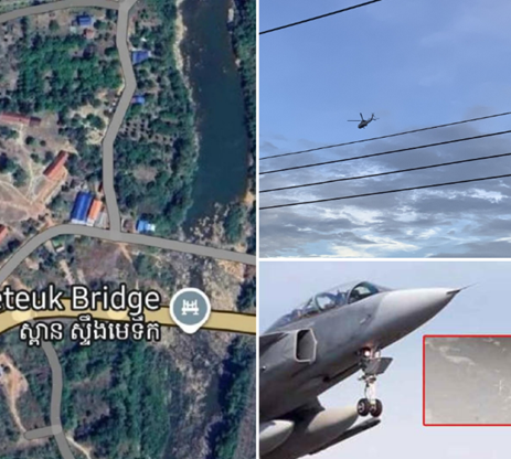 รายงานด่วน! F-16 ปฏิบัติการโจมตีสะพาน “จัยจุมเนี้ยะ” เพื่อตัดเส้นทาง หลังตรวจพบความเคลื่อนไหวลำเลียงกำลัง–อาวุธใกล้แนวชายแดน